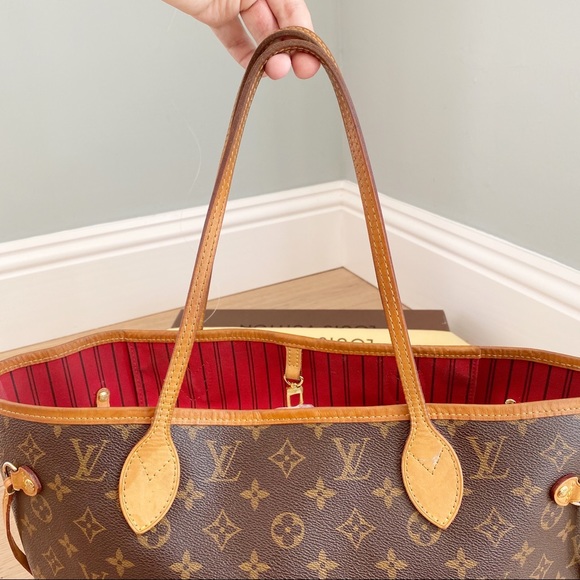 ❤️✨FULL SET✨❤️ Louis Vuitton Neverfull MM Cherry! - Picture 5 of 16